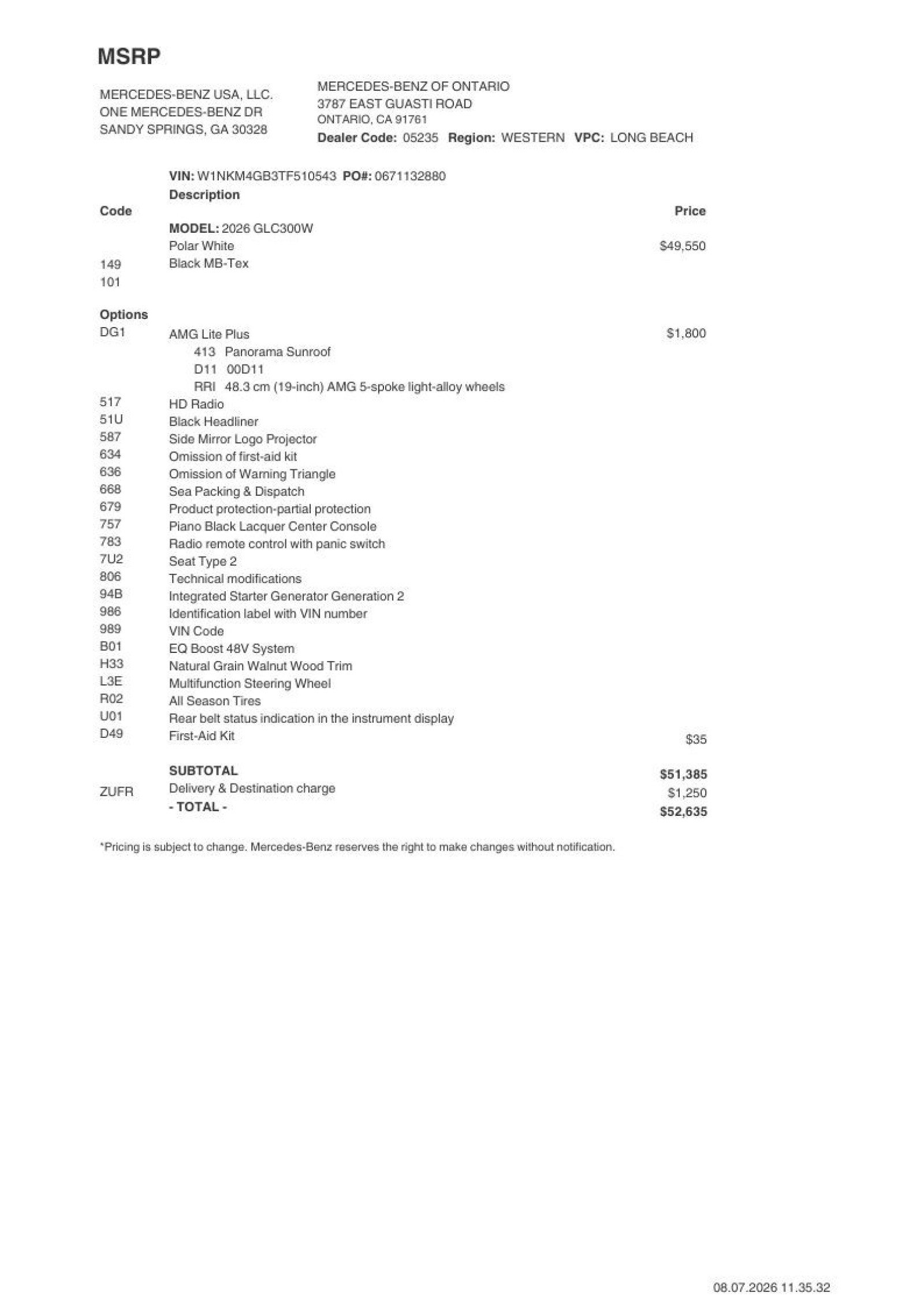 Certified 2026 Mercedes-Benz GLC 300 image 2