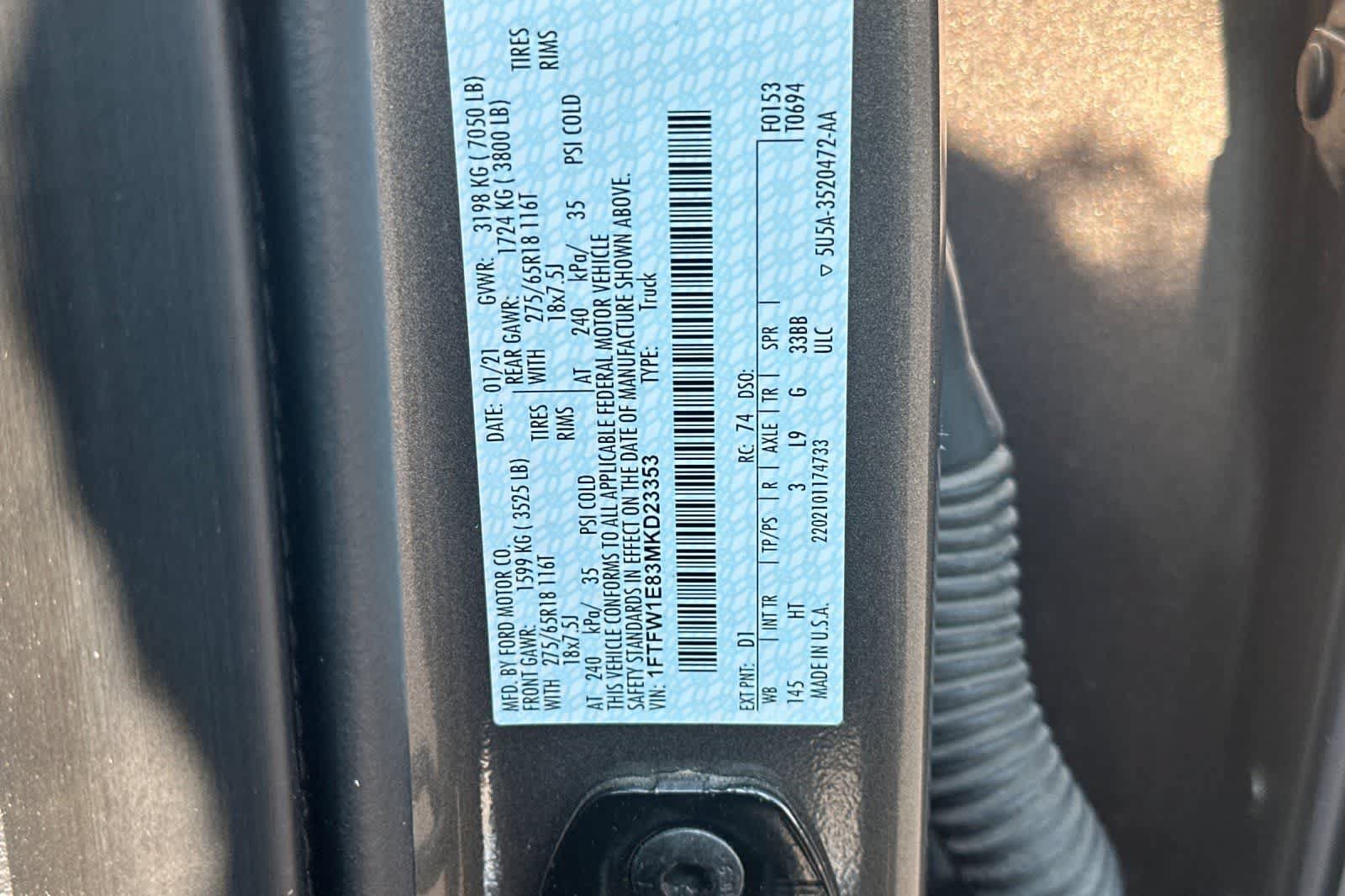Used 2021 Ford F150 Lariat AWD/4WD image 32
