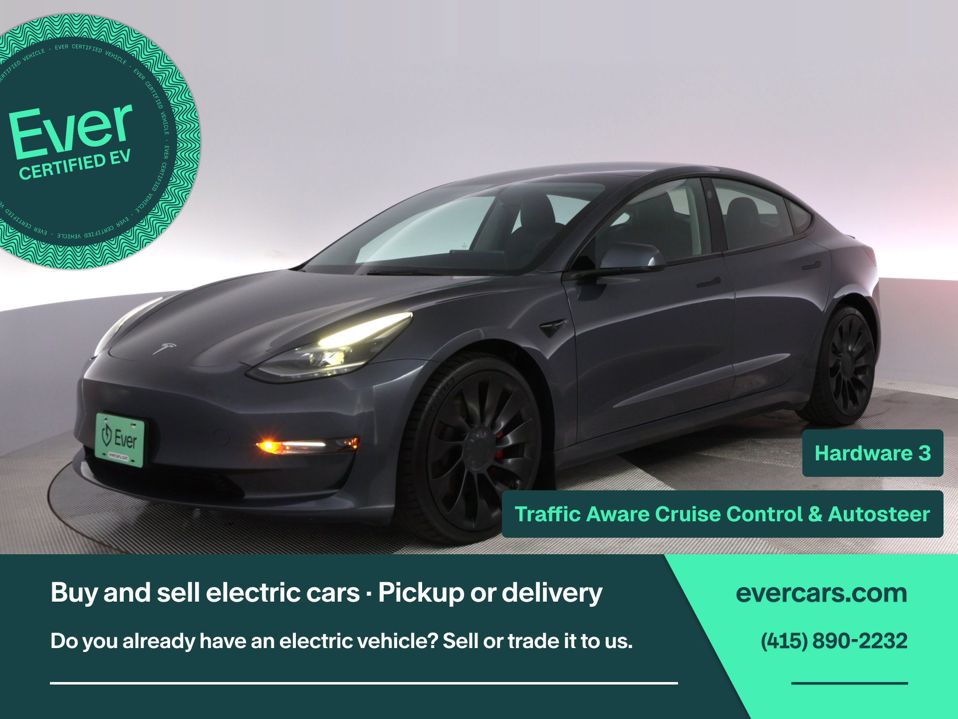 Used 2023 Tesla Model 3 Performance AWD/4WD image 1