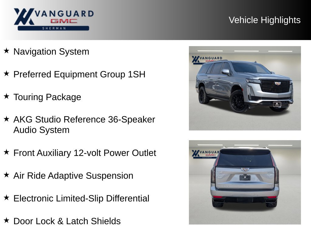 Used 2023 Cadillac Escalade ESV Sport Platinum AWD/4WD image 11
