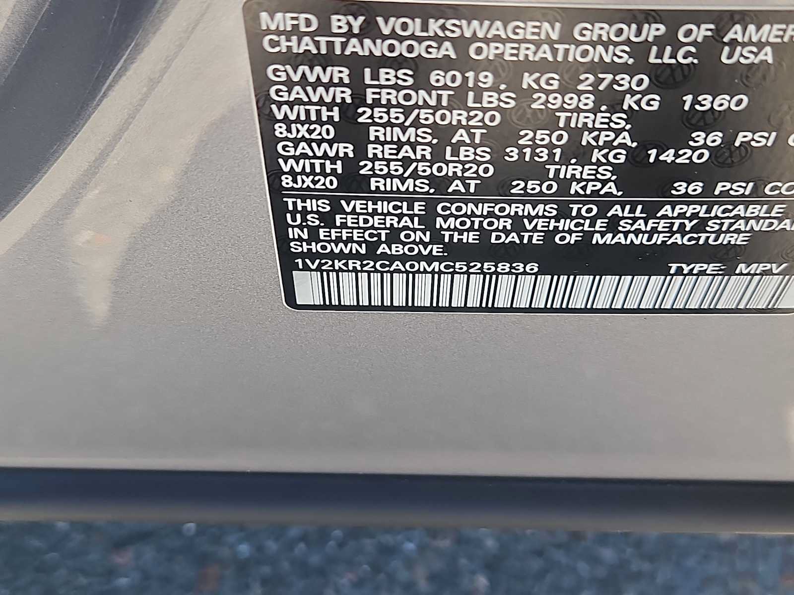 Used 2021 Volkswagen Atlas SE w/ Panoramic Sunroof Package AWD/4WD image 13