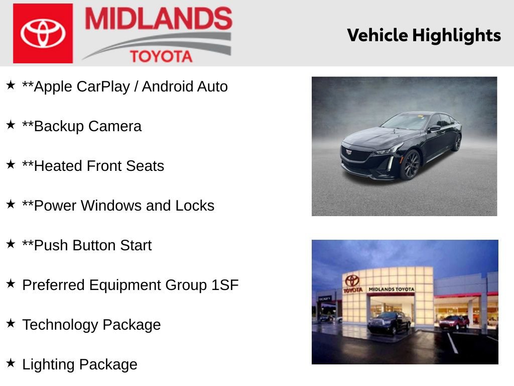 Used 2021 Cadillac CT5 V w/ Premium Package RWD image 2