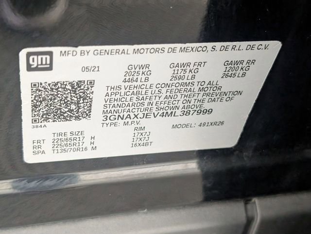 Used 2021 Chevrolet Equinox LT w/ LPO, Floor Liner Package image 36