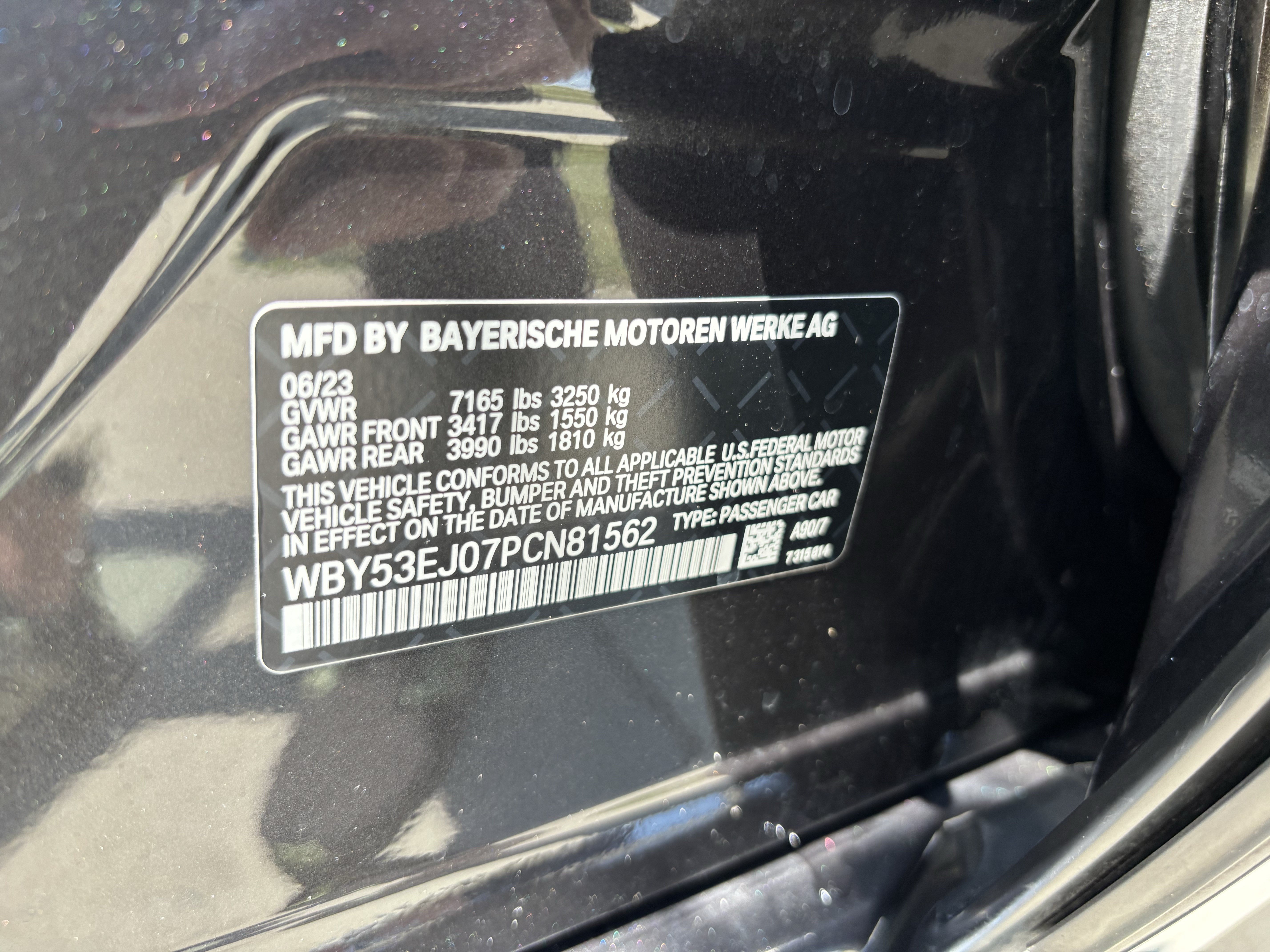 Certified 2023 BMW i7 xDrive60 AWD/4WD image 37