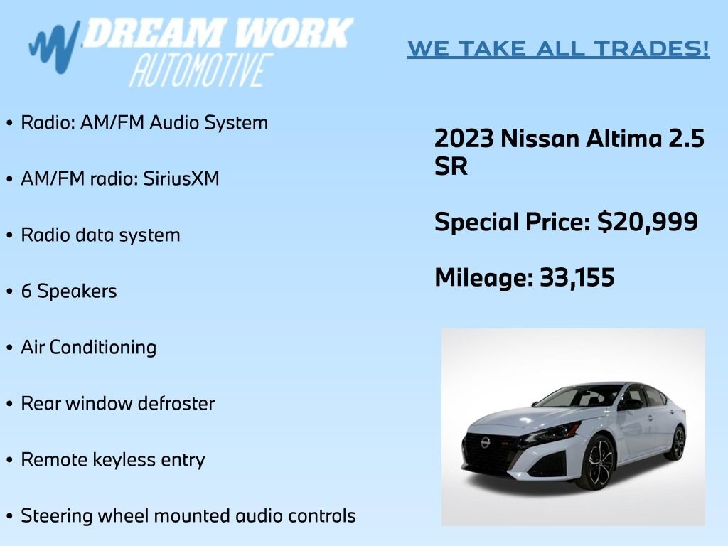 Used 2023 Nissan Altima 2.5 SR image 2