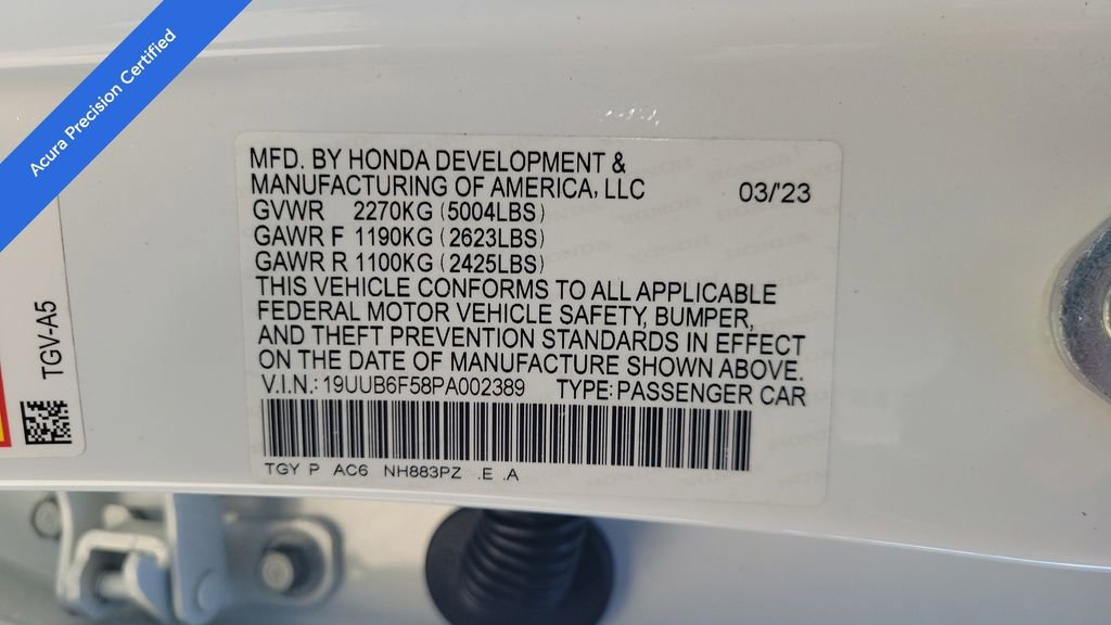 Used 2023 Acura TLX SH-AWD w/ A-SPEC Pkg image 32