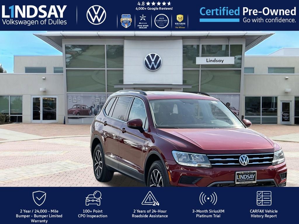 Used 2021 Volkswagen Tiguan SE w/ Panoramic Sunroof Package