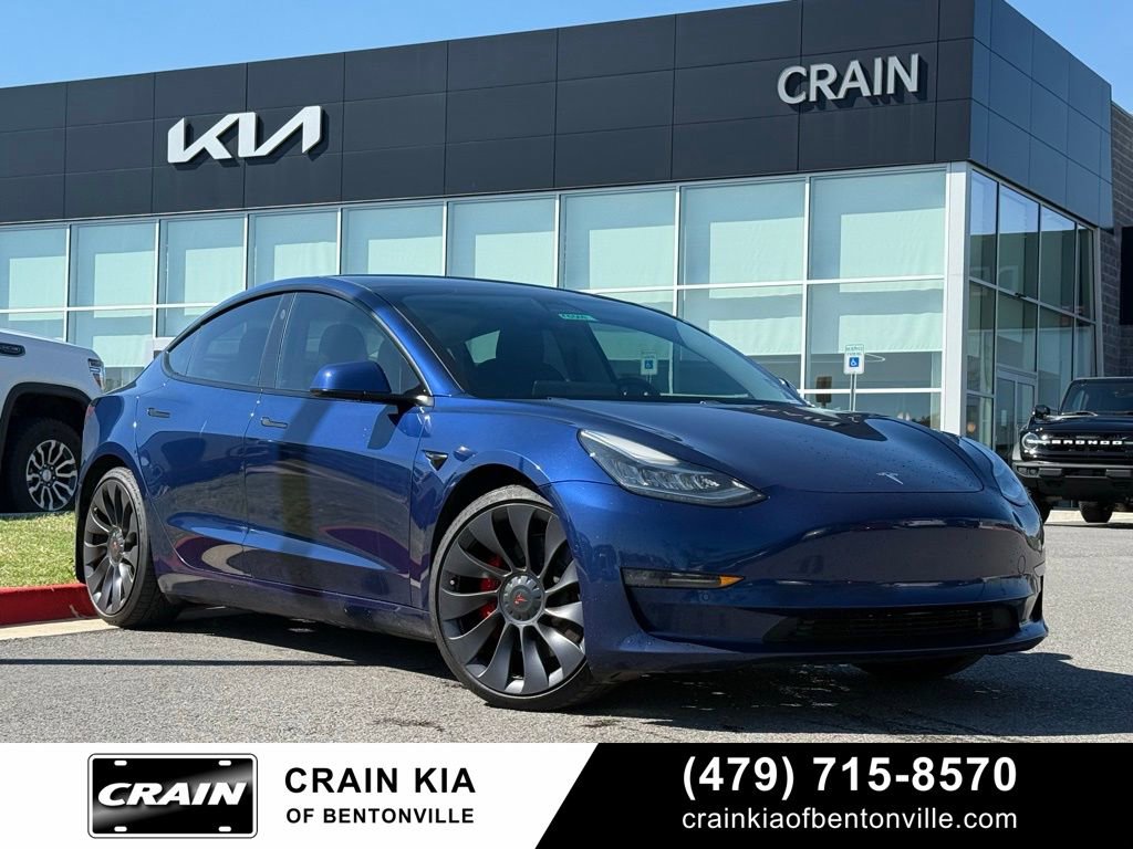 Used 2021 Tesla Model 3 Performance AWD/4WD image 1