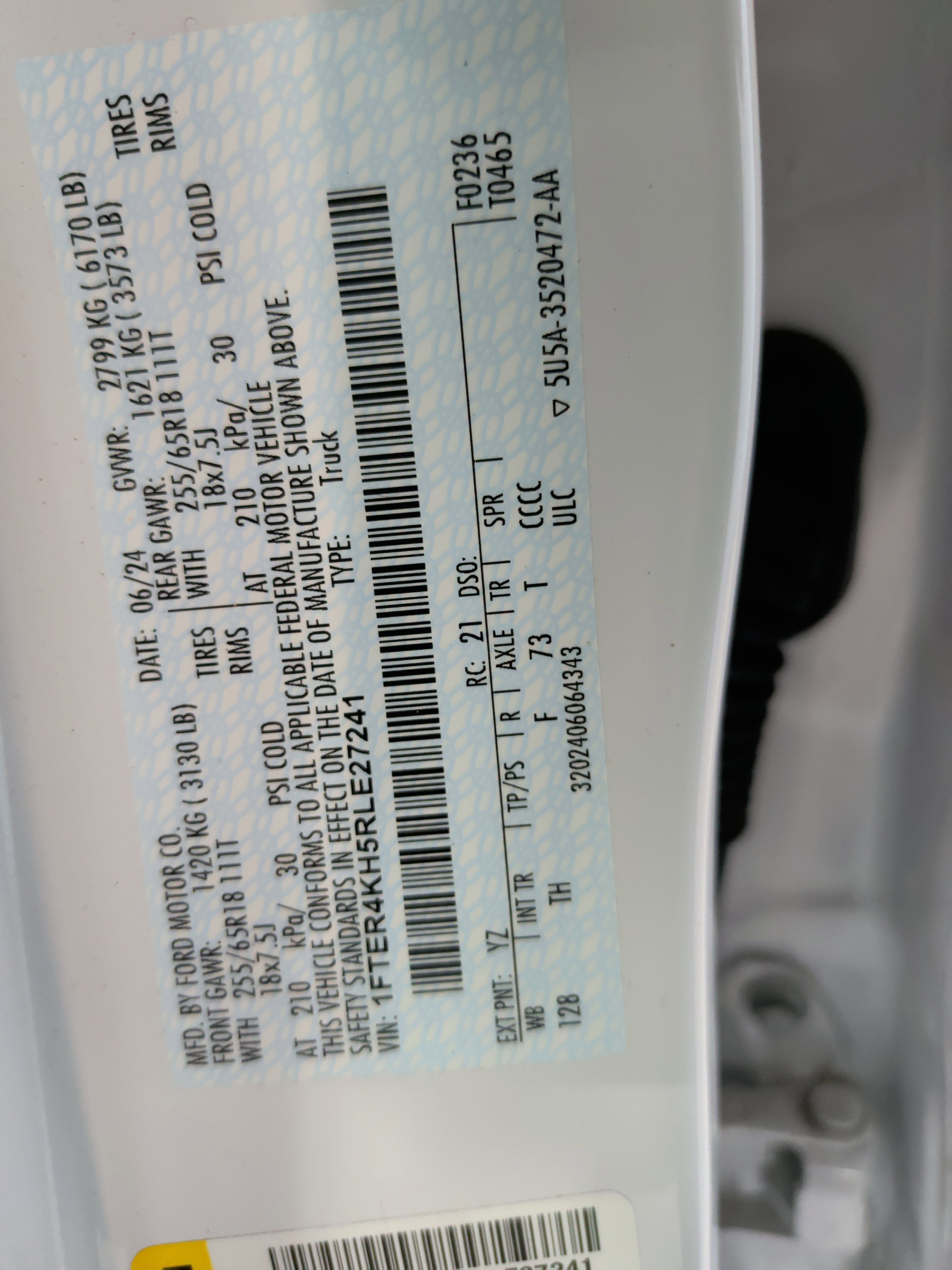 Used 2024 Ford Ranger Lariat w/ FX4 Off-Road Package image 38