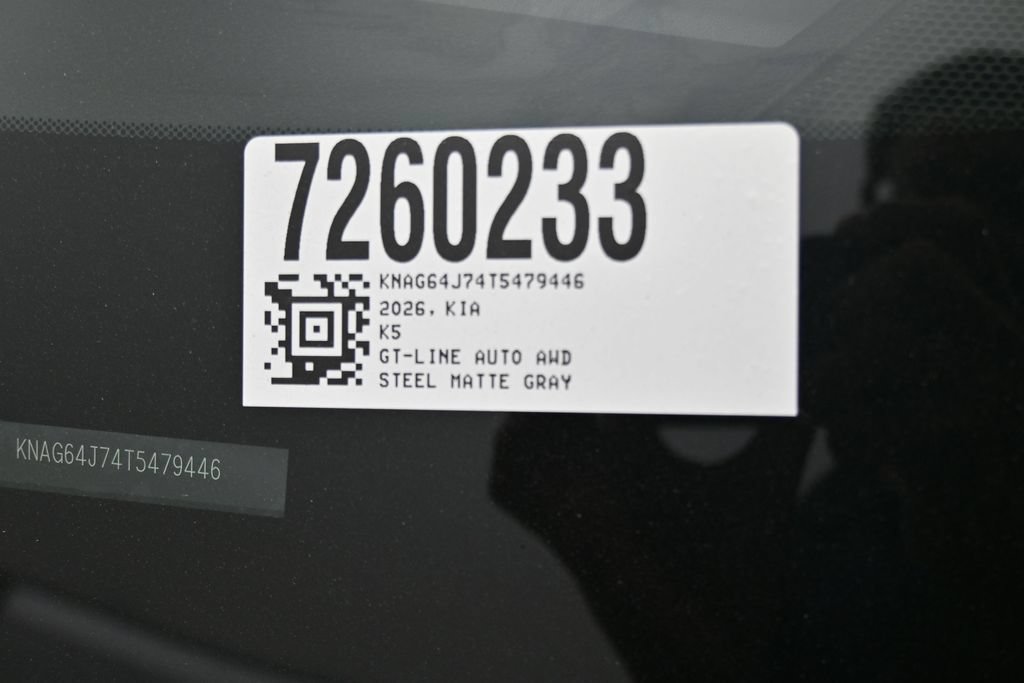 New 2026 Kia K5 GT-Line w/ GT-Line Premium Package AWD/4WD image 30
