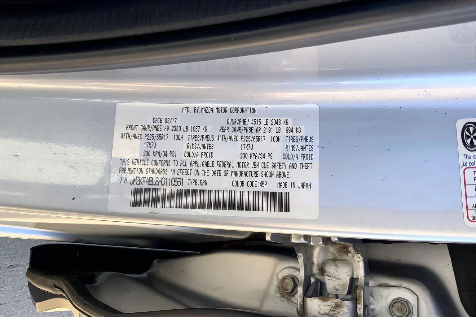 Used 2017 MAZDA CX-5 Sport FWD image 32