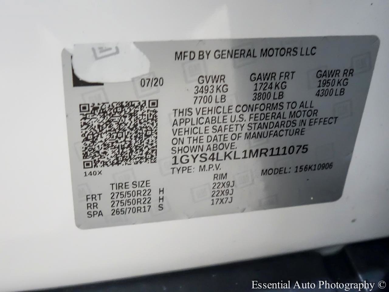 Used 2021 Cadillac Escalade ESV Premium Luxury w/ Driver Assist Tech Package AWD/4WD image 44