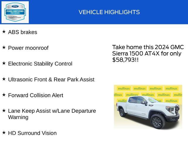 Used 2024 GMC Sierra 1500 AT4X AWD/4WD image 19
