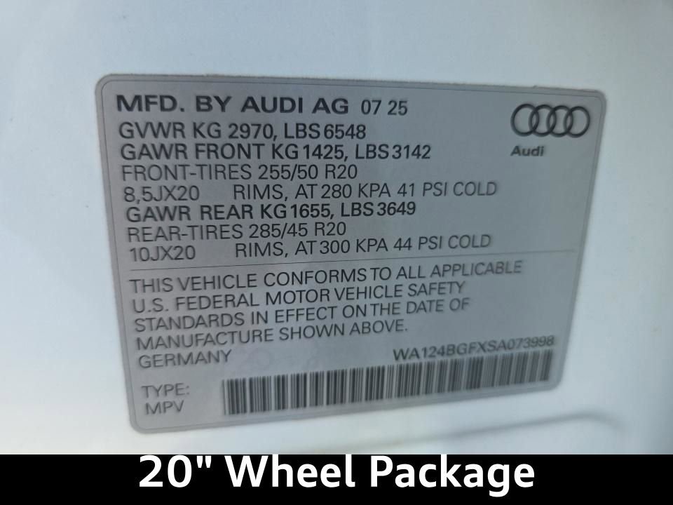 Used 2025 Audi Q6 e-tron Premium Plus w/ Premium Plus AWD/4WD image 7
