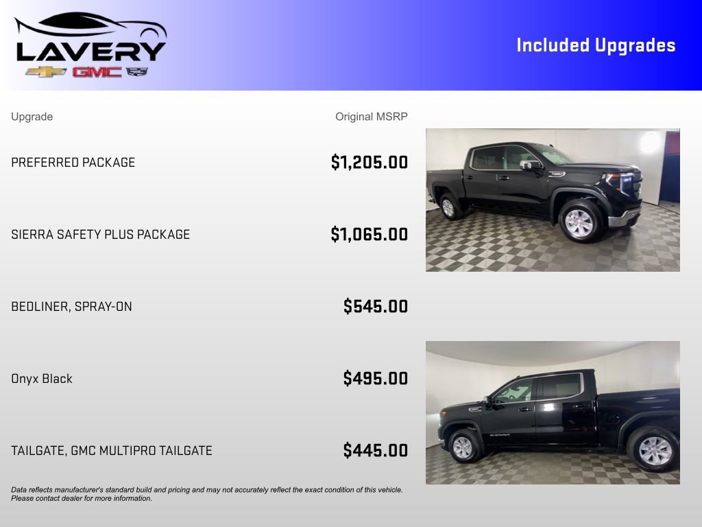 Certified 2025 GMC Sierra 1500 SLE w/ Preferred Package image 9