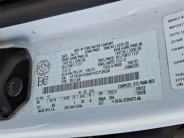 Used 2015 Ford F150 XLT w/ Trailer Tow Package image 25