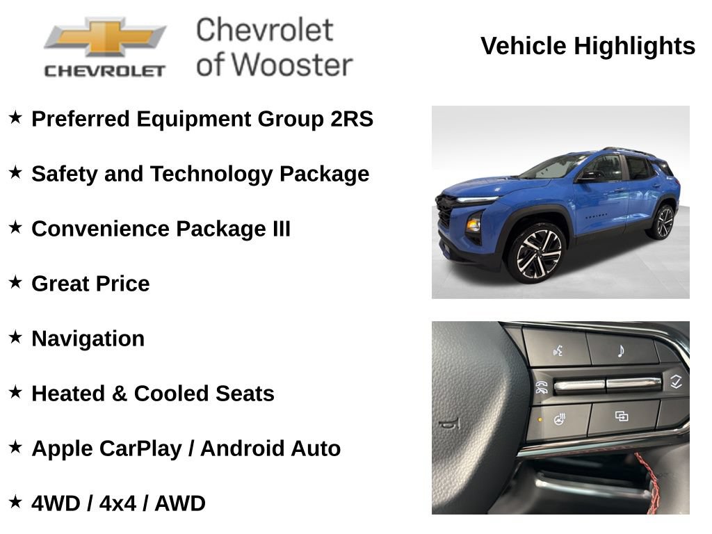 New 2027 Chevrolet Equinox RS w/ Safety and Technology Package AWD/4WD image 2