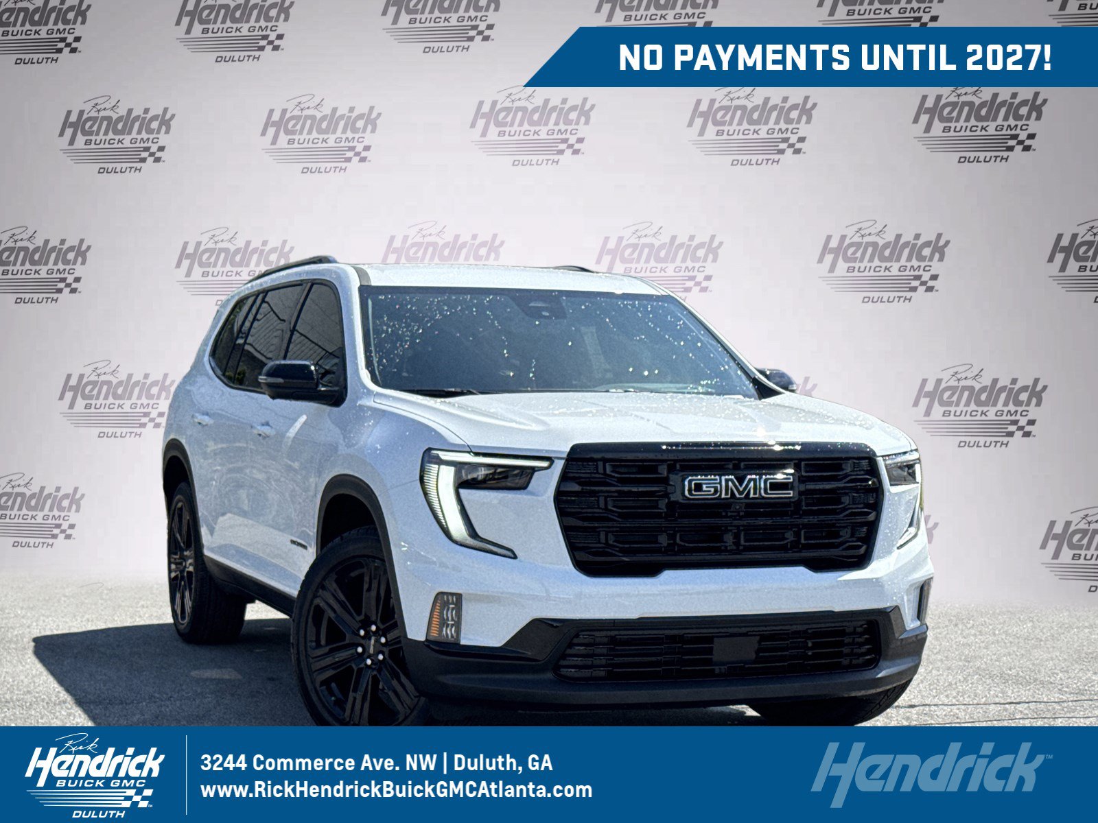 New 2026 GMC Acadia Elevation w/ Black Edition
