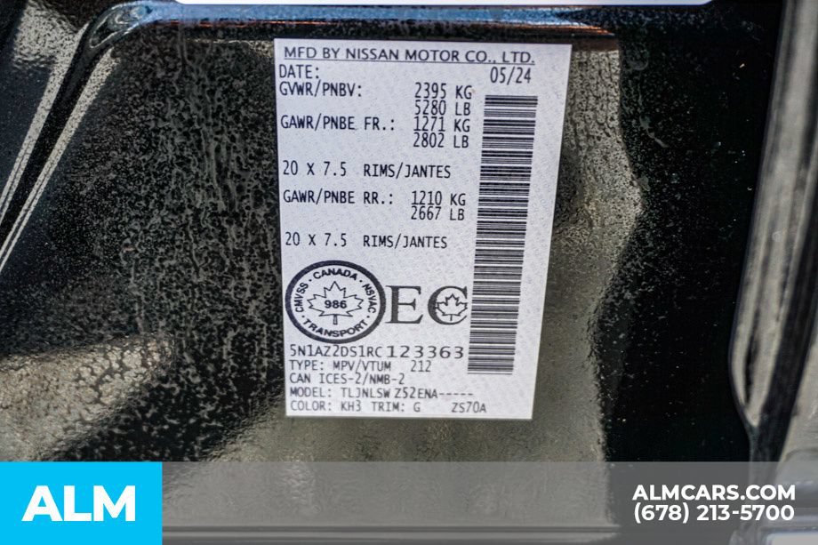 Used 2024 Nissan Murano Platinum AWD/4WD image 59