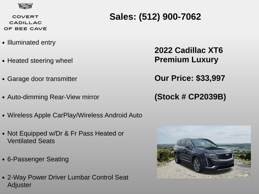 Used 2022 Cadillac XT6 Premium Luxury image 24