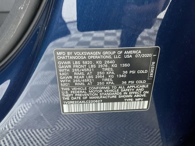 Used 2020 Volkswagen Atlas Cross Sport SEL R-Line image 49