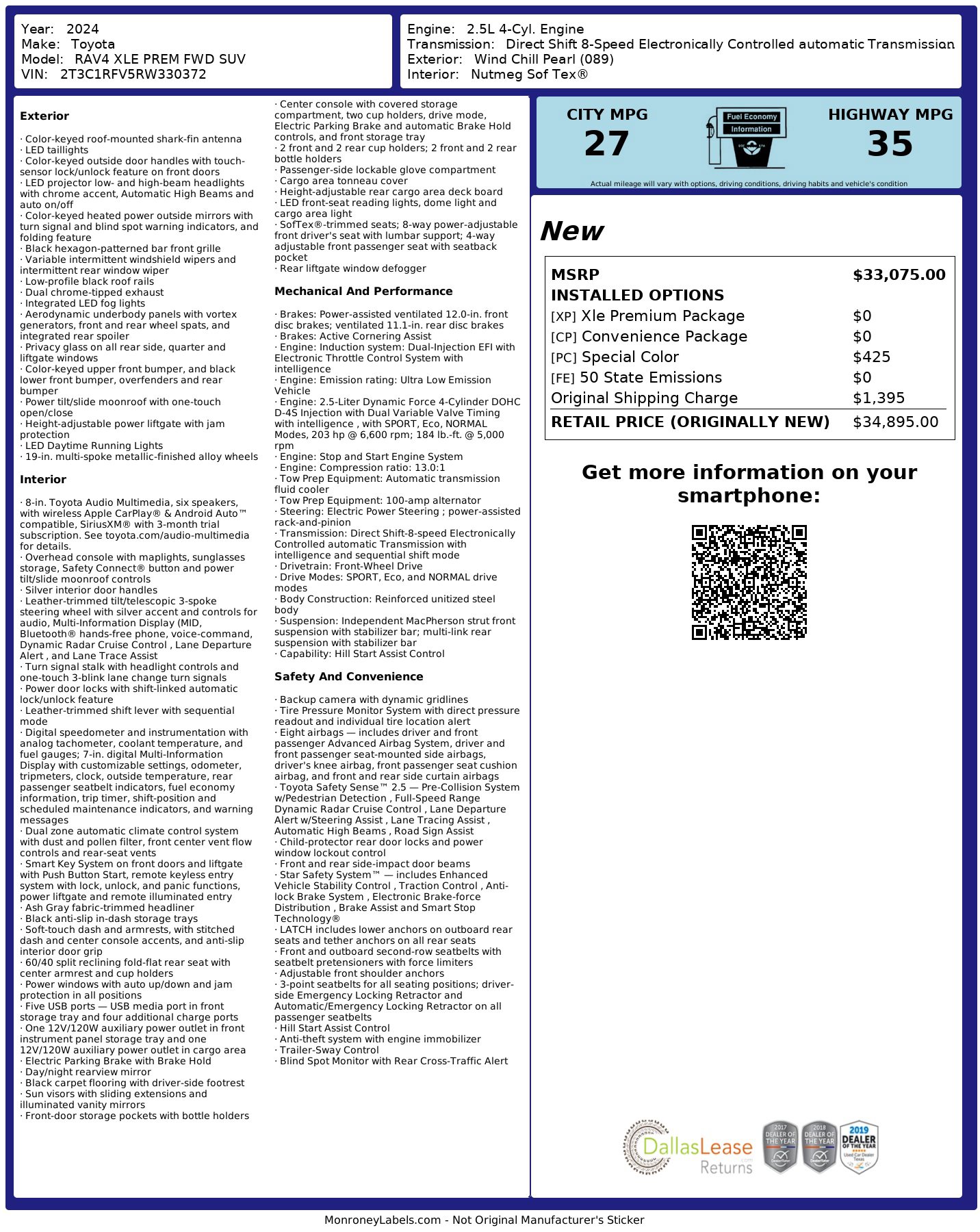 Used 2024 Toyota RAV4 XLE Premium image 3