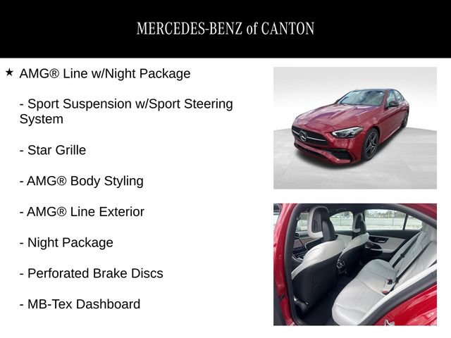 New 2024 Mercedes-Benz C 300 4MATIC Sedan image 2