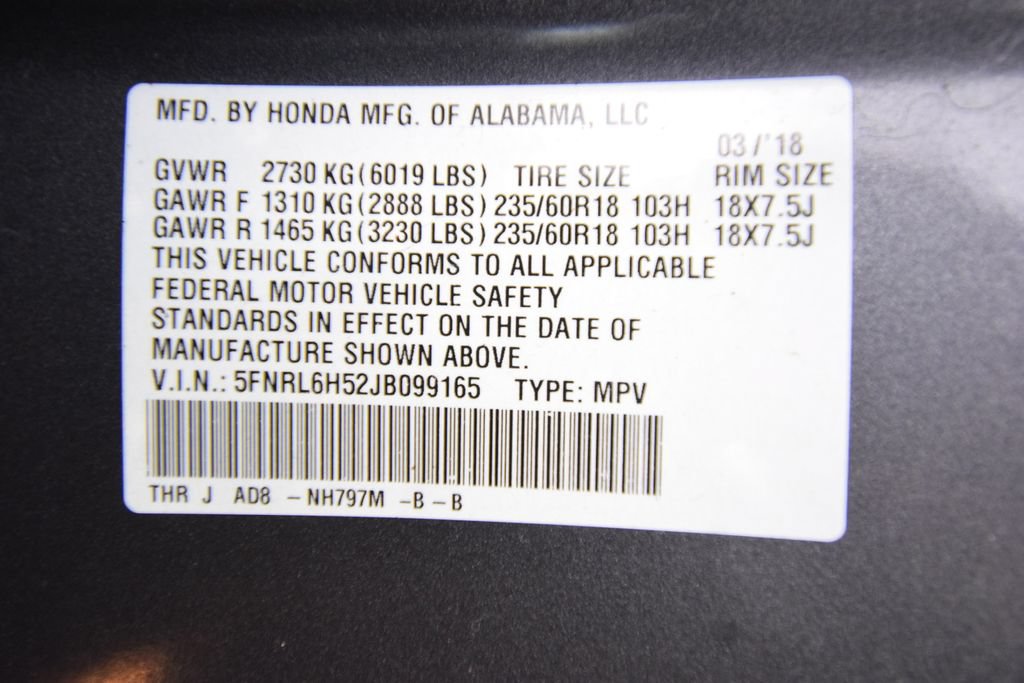 Used 2018 Honda Odyssey EX image 29
