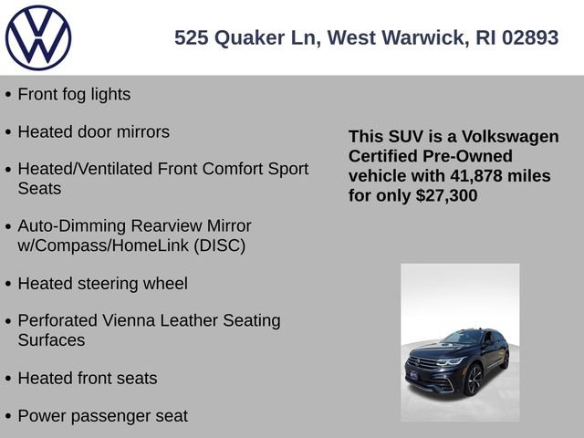 Certified 2023 Volkswagen Tiguan SEL R-Line AWD/4WD image 19