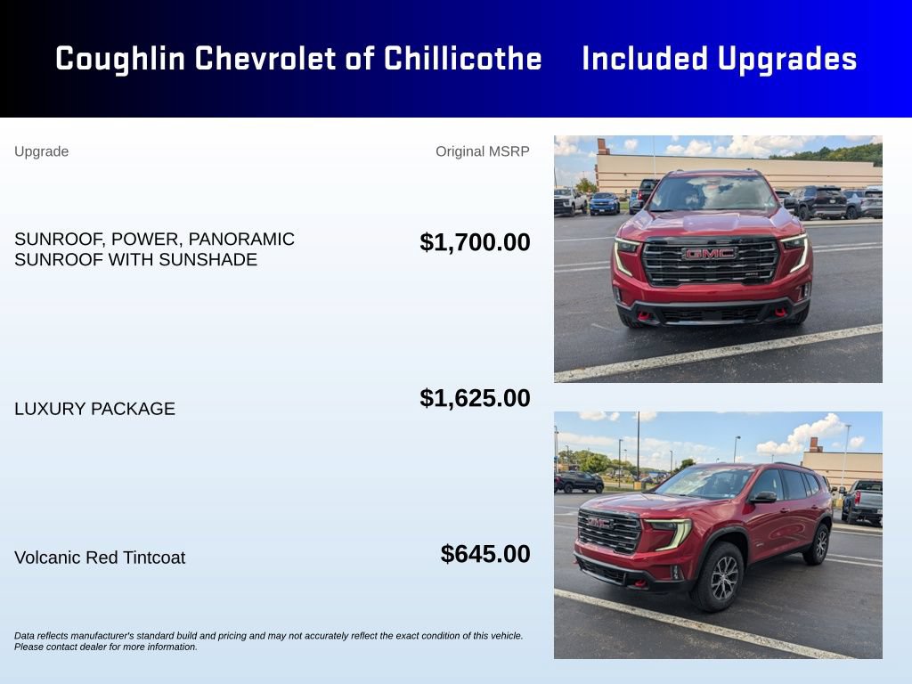 New 2027 GMC Acadia AT4 w/ Luxury Package AWD/4WD image 3