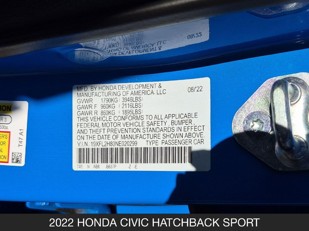 Used 2022 Honda Civic Sport image 24