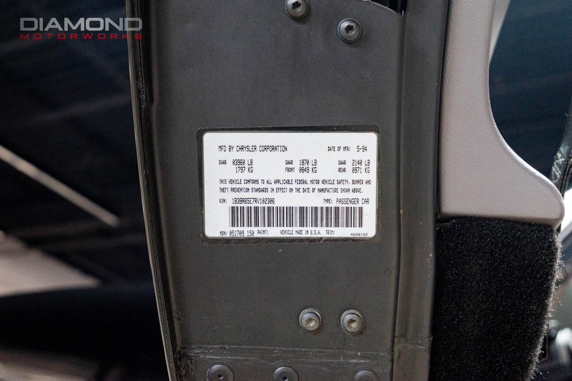 Used 1994 Dodge Viper RT/10 image 72