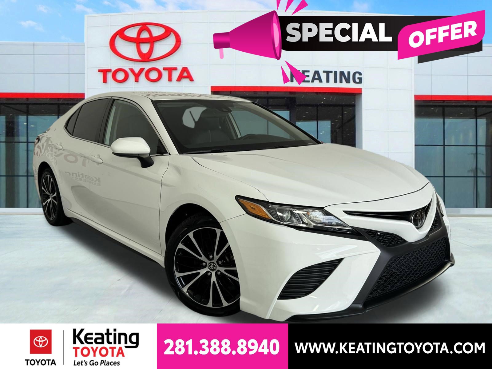 Used 2020 Toyota Camry SE FWD image 1