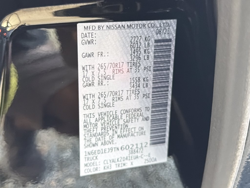 Used 2026 Nissan Frontier Pro-X w/ Pro-X Convenience Package RWD image 34