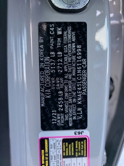 Used 2022 Kia Stinger GT1 w/ Red Interior Color Package image 28