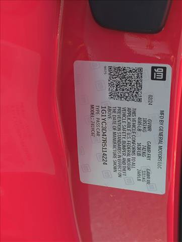 Used 2024 Chevrolet Corvette Stingray Premium Conv w/ 3LT RWD image 25