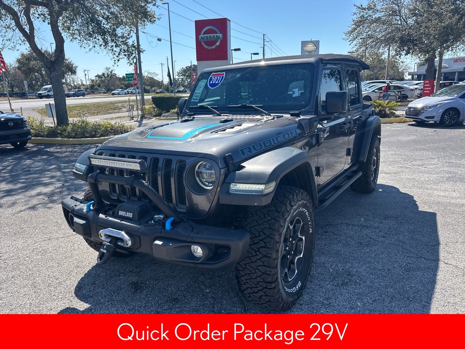 Used 2021 Jeep Wrangler Unlimited Rubicon 4xe w/ Steel Bumper Group image 3