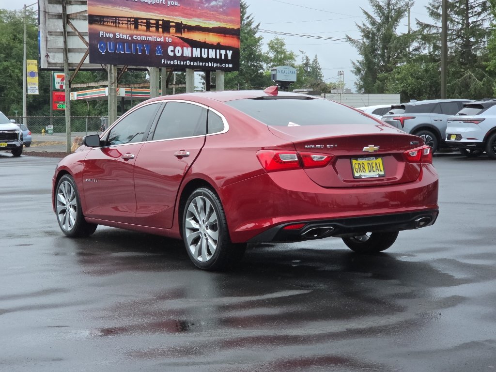 Certified 2017 Chevrolet Malibu Premier w/ Premier Sun and Wheel Package FWD image 4