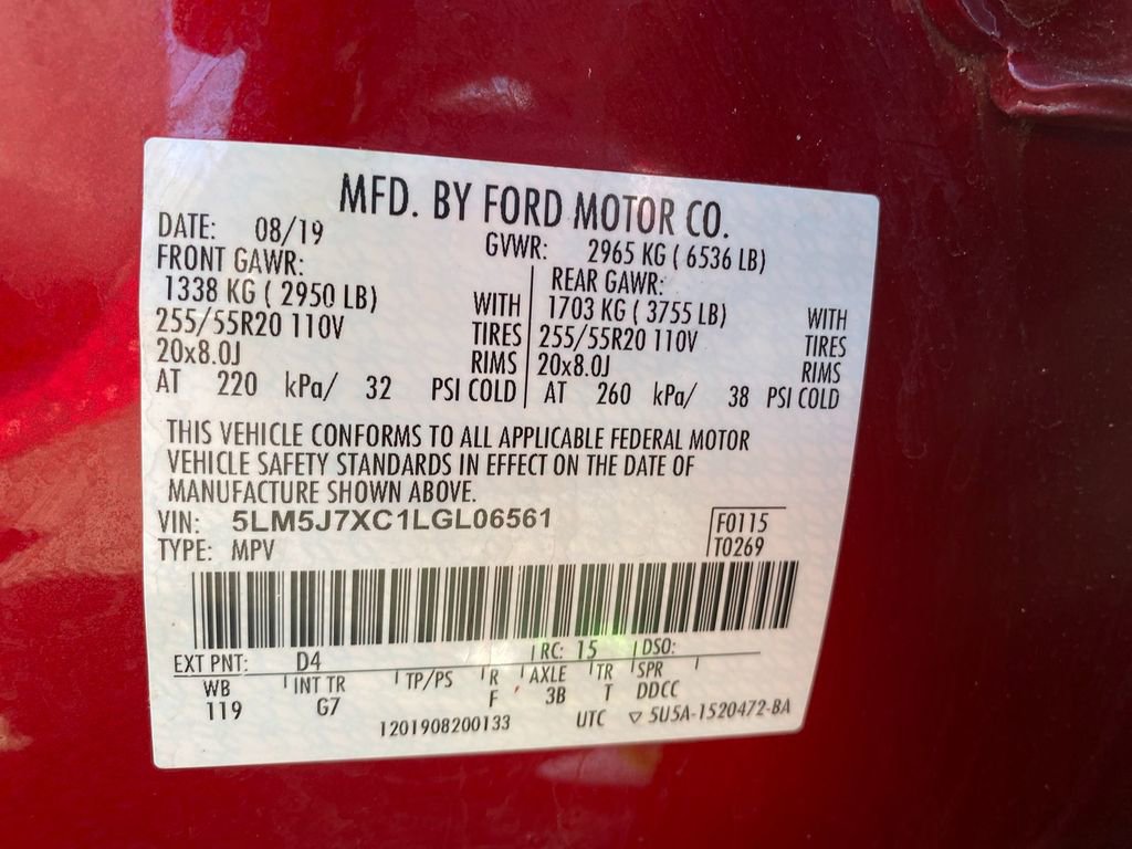 Used 2020 Lincoln Aviator Reserve w/ Equipment Group 201A AWD/4WD image 35