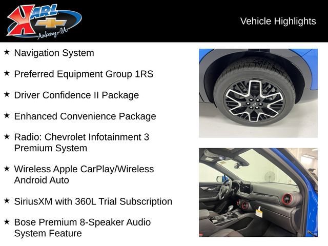 New 2026 Chevrolet Blazer RS w/ Driver Confidence II Package AWD/4WD image 3
