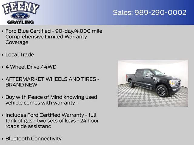 Certified 2022 Ford F150 XLT w/ Equipment Group 302A High AWD/4WD image 4