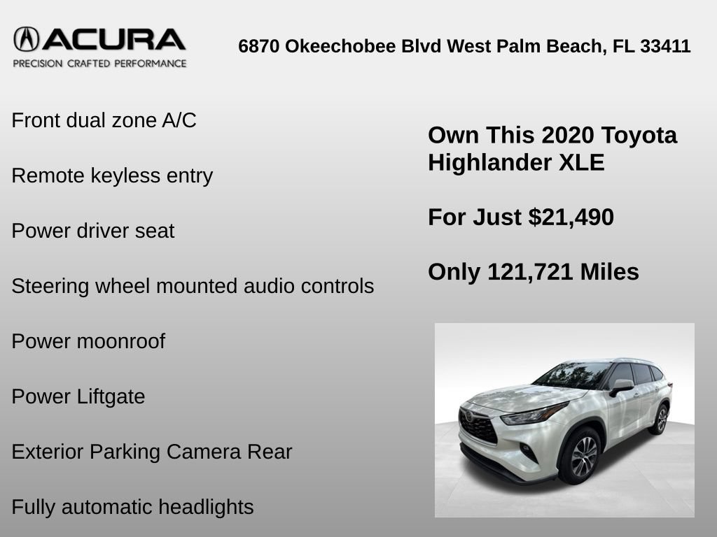 Used 2020 Toyota Highlander XLE FWD image 6