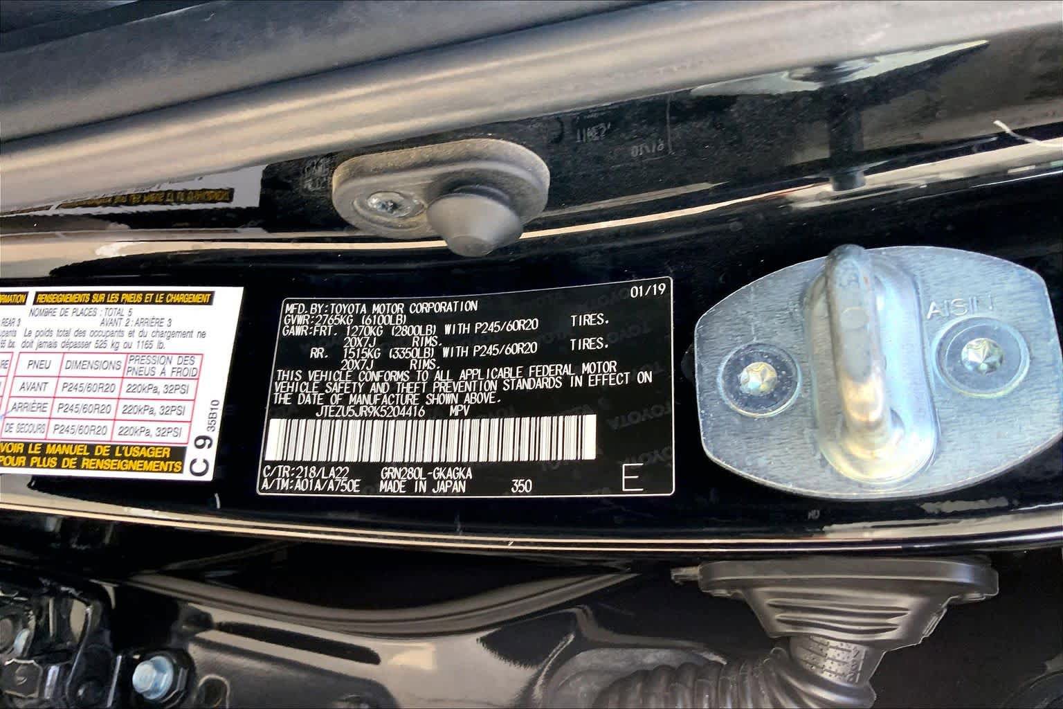 Used 2019 Toyota 4Runner Limited RWD image 37