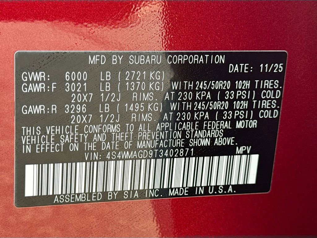 New 2026 Subaru Ascent Limited image 43