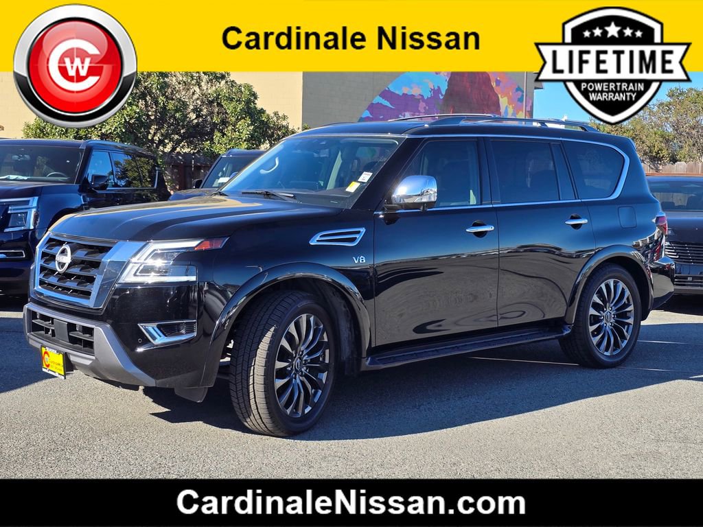 Used 2021 Nissan Armada Platinum w/ Captain's Chairs Package