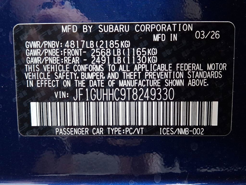New 2026 Subaru Impreza RS AWD/4WD image 18
