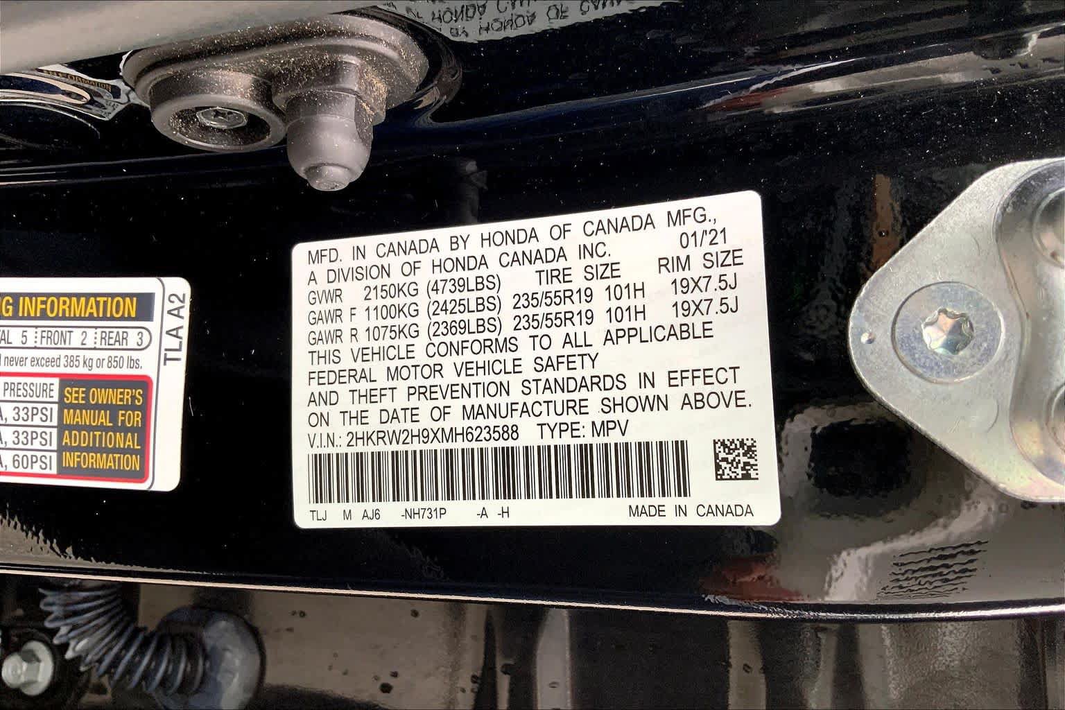 Used 2021 Honda CR-V Touring image 34