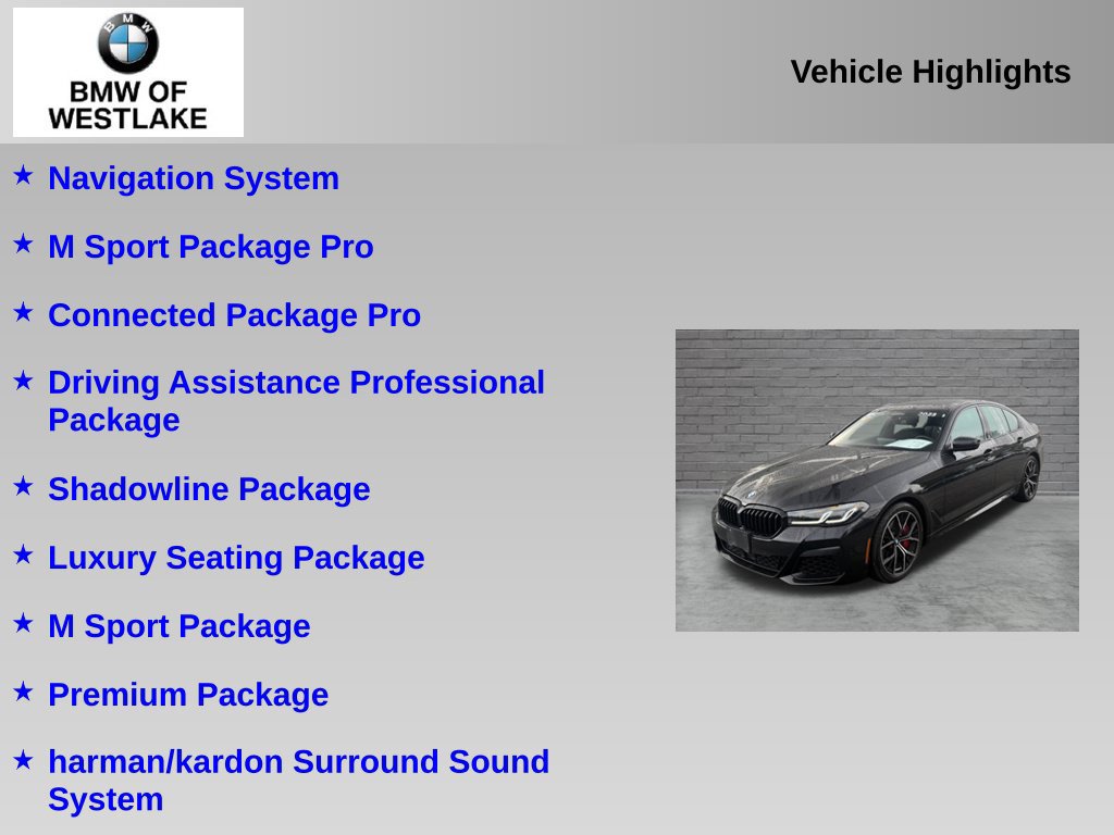 Used 2023 BMW 540i xDrive w/ M Sport Package AWD/4WD image 6