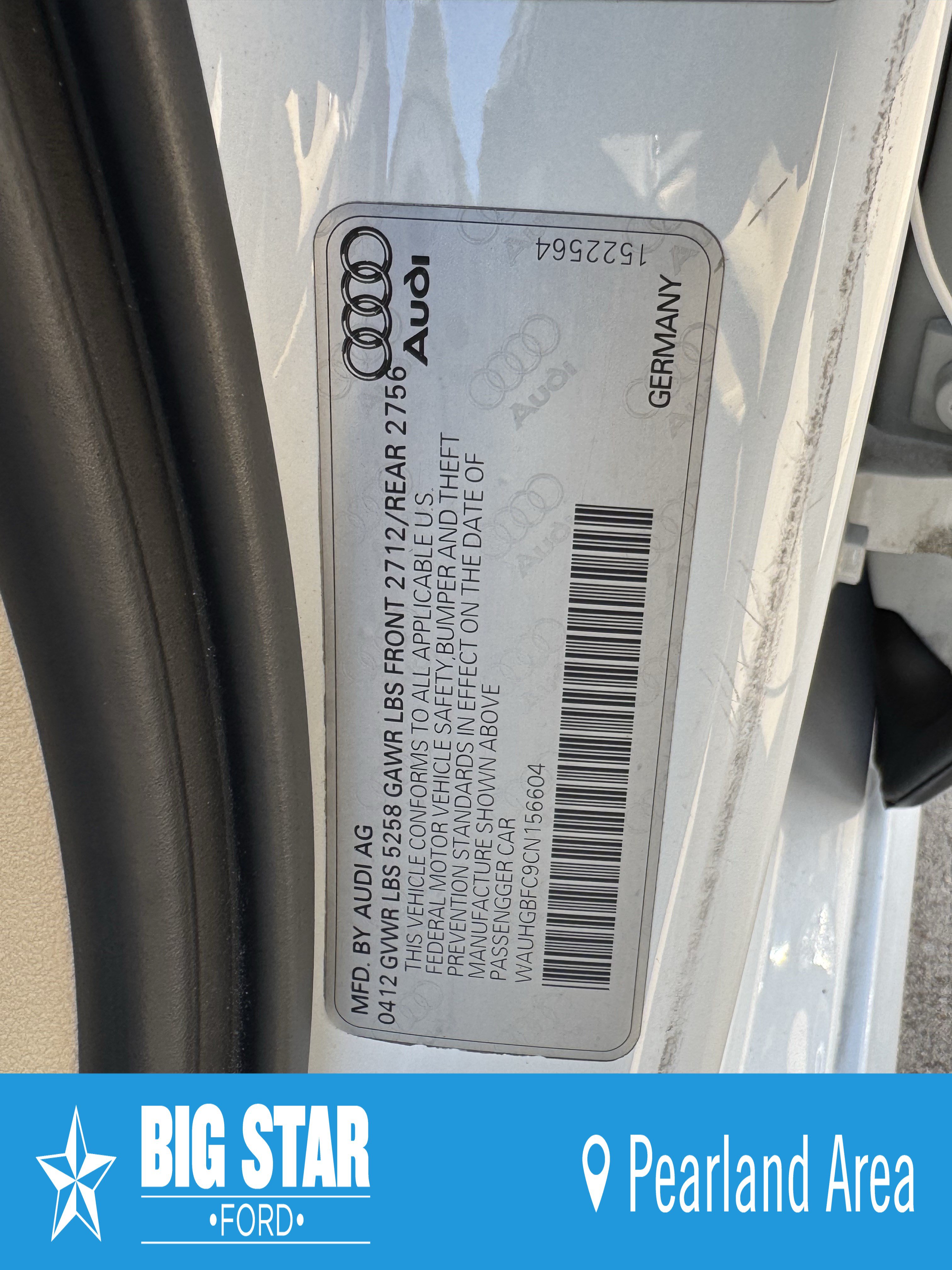 Used 2012 Audi A6 3.0T Prestige w/ Prestige Pkg AWD/4WD image 32