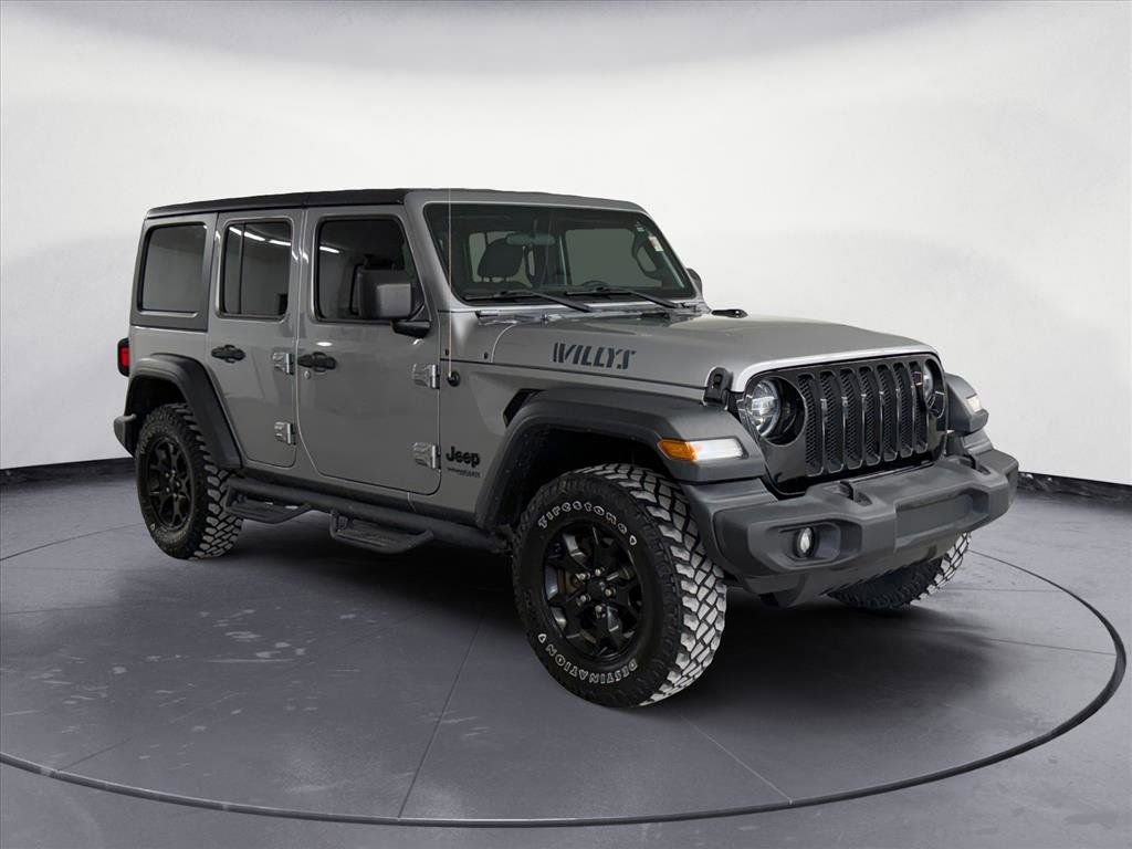 Used 2020 Jeep Wrangler Unlimited Willys image 8